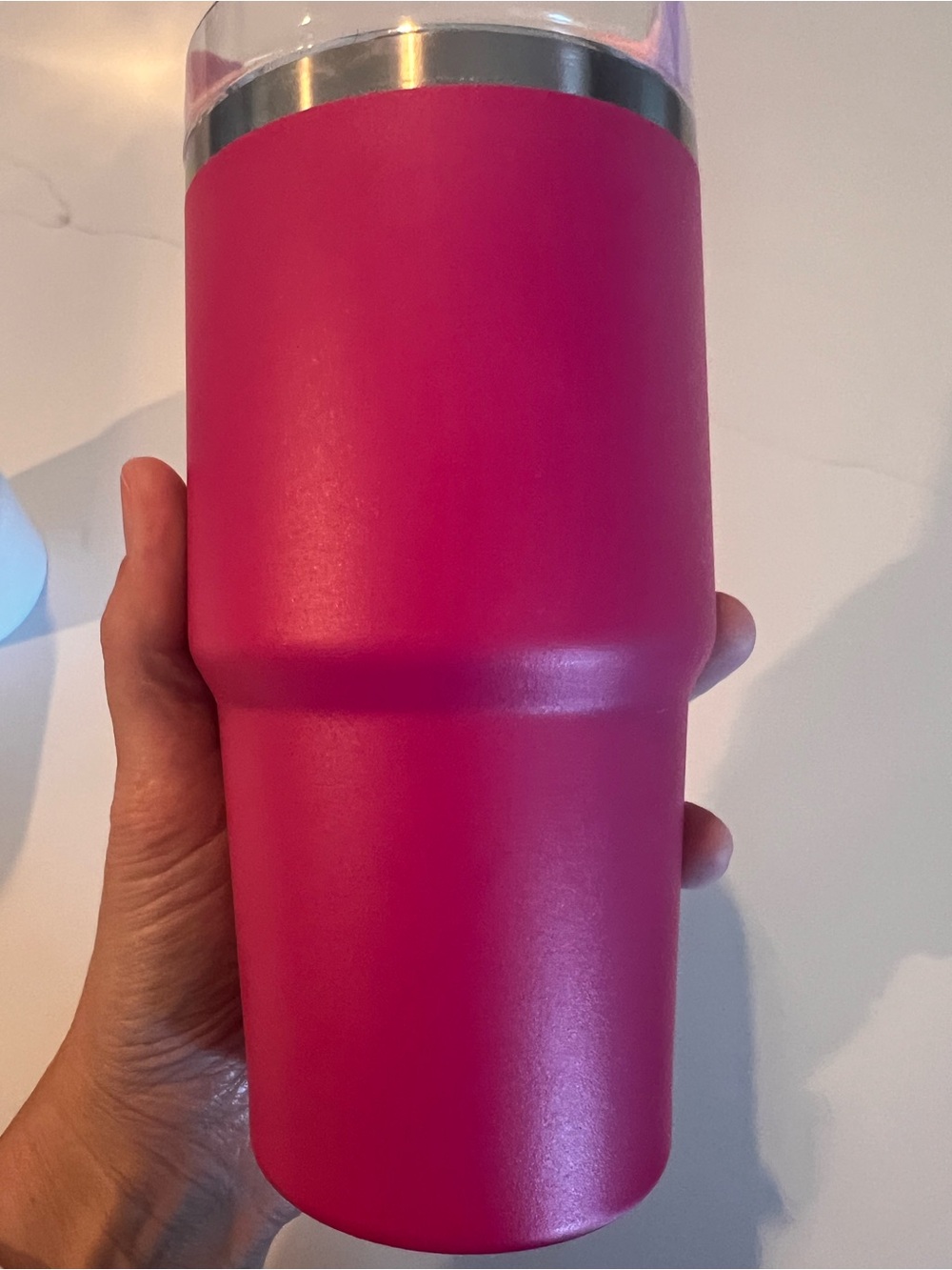 Stanley White Tumbler with Red Accent - Picture 10 of 16